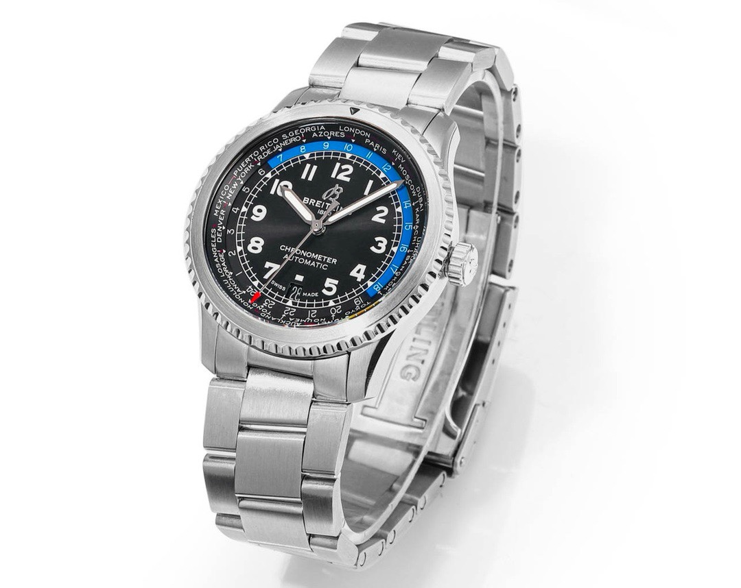 Breitling Navitimer Pilot Watch 41mm, BLS Factory 2824 Automatic Movement Steel Bracelet - Image 3