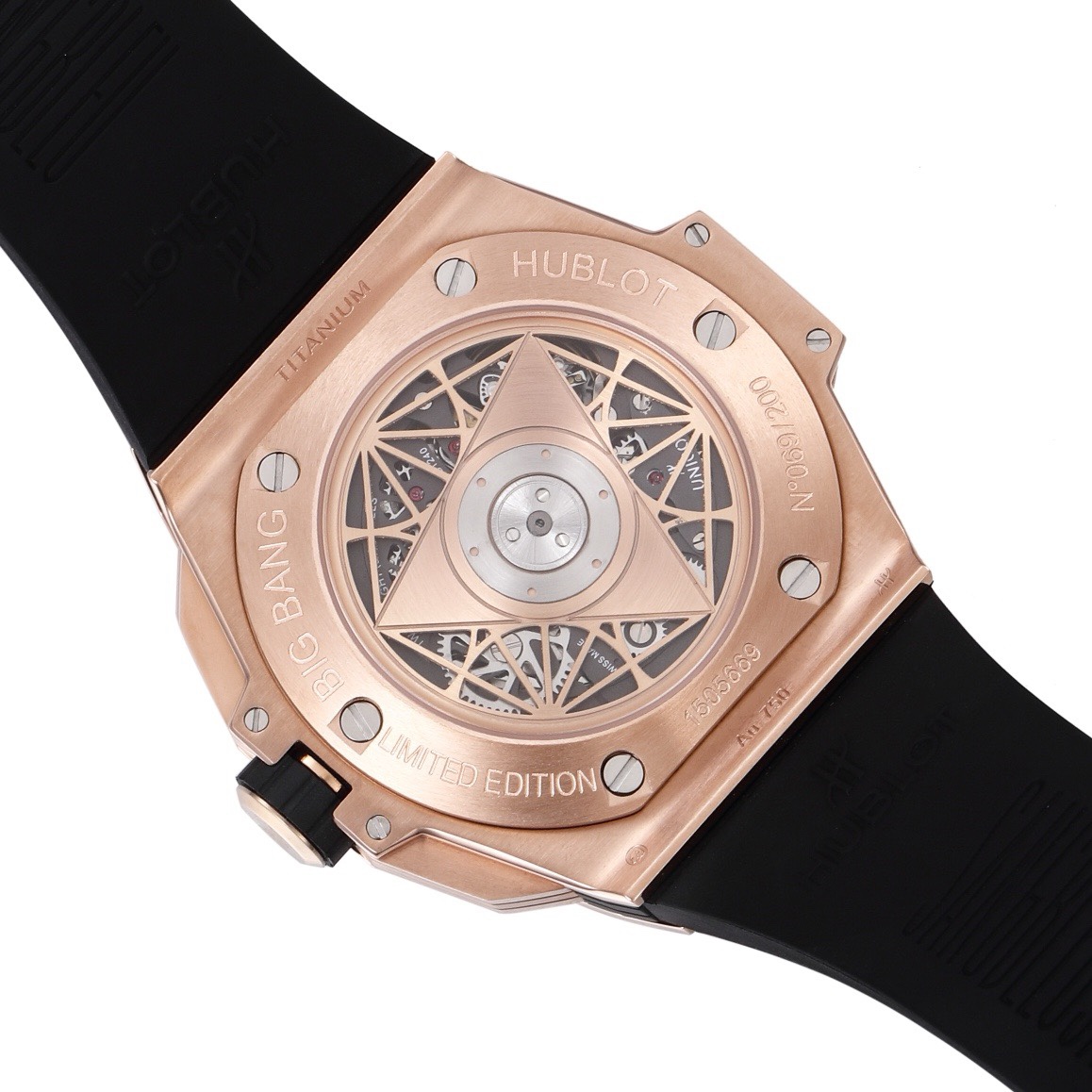 Hublot Big Bang Sang Bleu II Watch | BBF Titanium Automatic Chronograph Wristwatch - Image 8