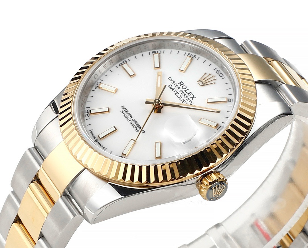Rolex Datejust 41mm Automatic Watch 3235 Movement 72-Hour Power Reserve Fluted Bezel - Image 3