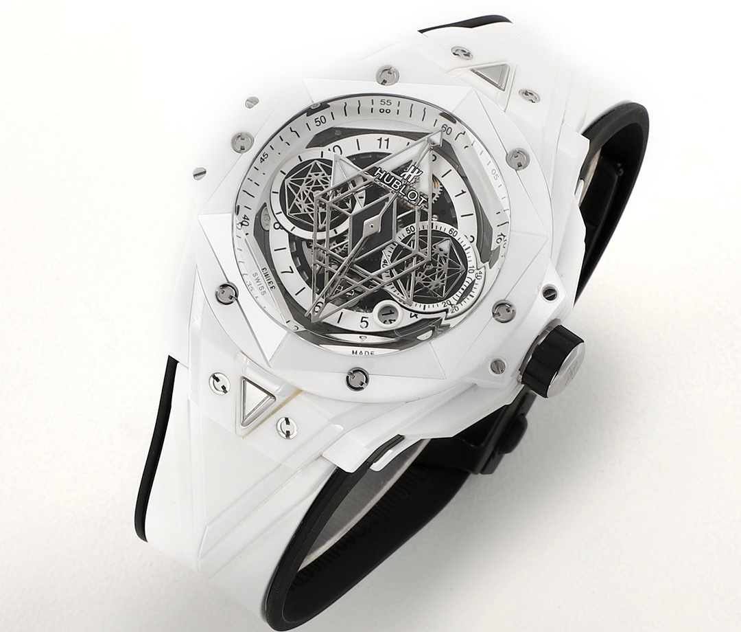 Hublot Big Bang Sang Bleu II Watch | Colored Ceramic Case, Modified HUB1240 Movement - Image 2