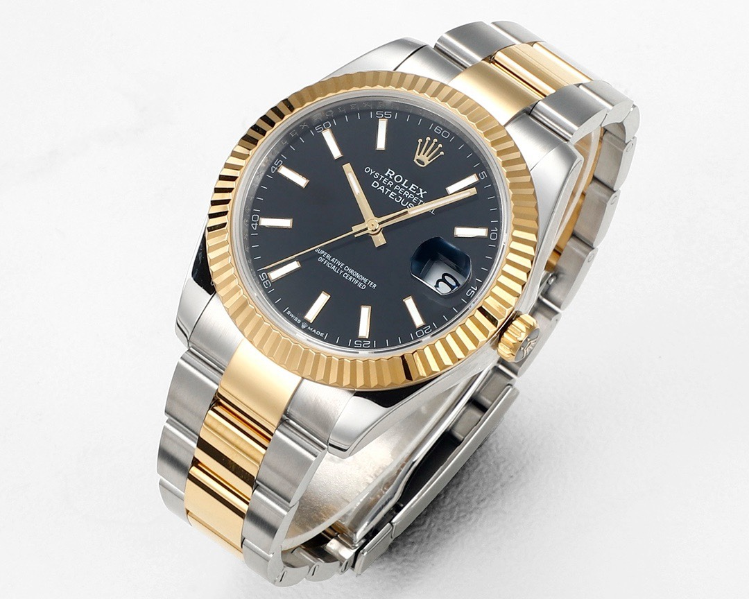 Rolex Datejust 41mm Automatic Watch 3235 Movement 72-Hour Power Reserve Fluted Bezel - Image 2
