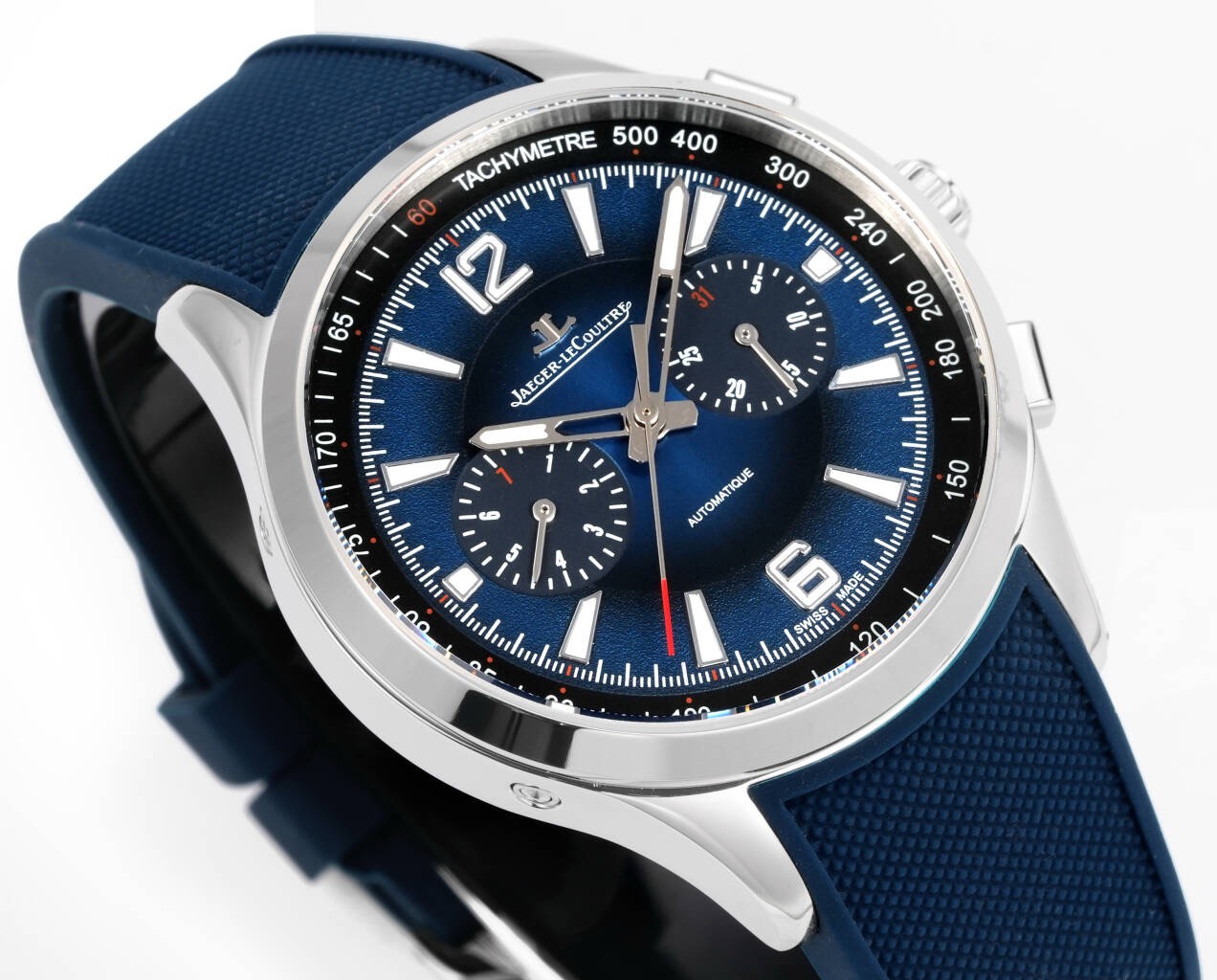 Jaeger-LeCoultre Polaris Chronograph Automatic Watch 42mm Rubber Strap – Style 03 - Image 5