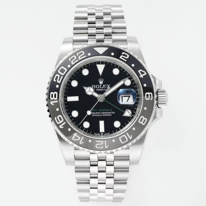 Rolex GMT Travel Watch 904L Steel Cal.3285 Movement – Style 05