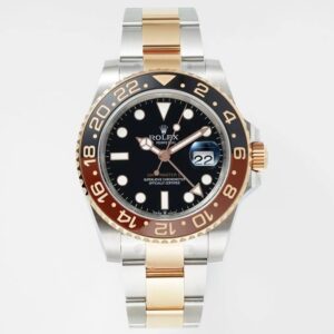 Rolex GMT Travel Watch 904L Steel Cal.3285 Movement