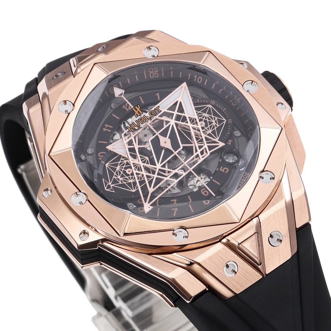 Hublot Big Bang Sang Bleu II Watch | BBF Titanium Automatic Chronograph Wristwatch - Image 5