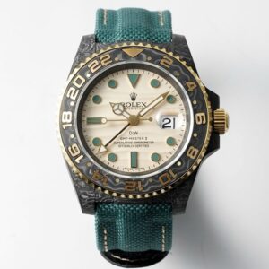 Rolex GMT-Master II Carbon Watch | Cal.3186 Automatic Movement, Forged Carbon Case –