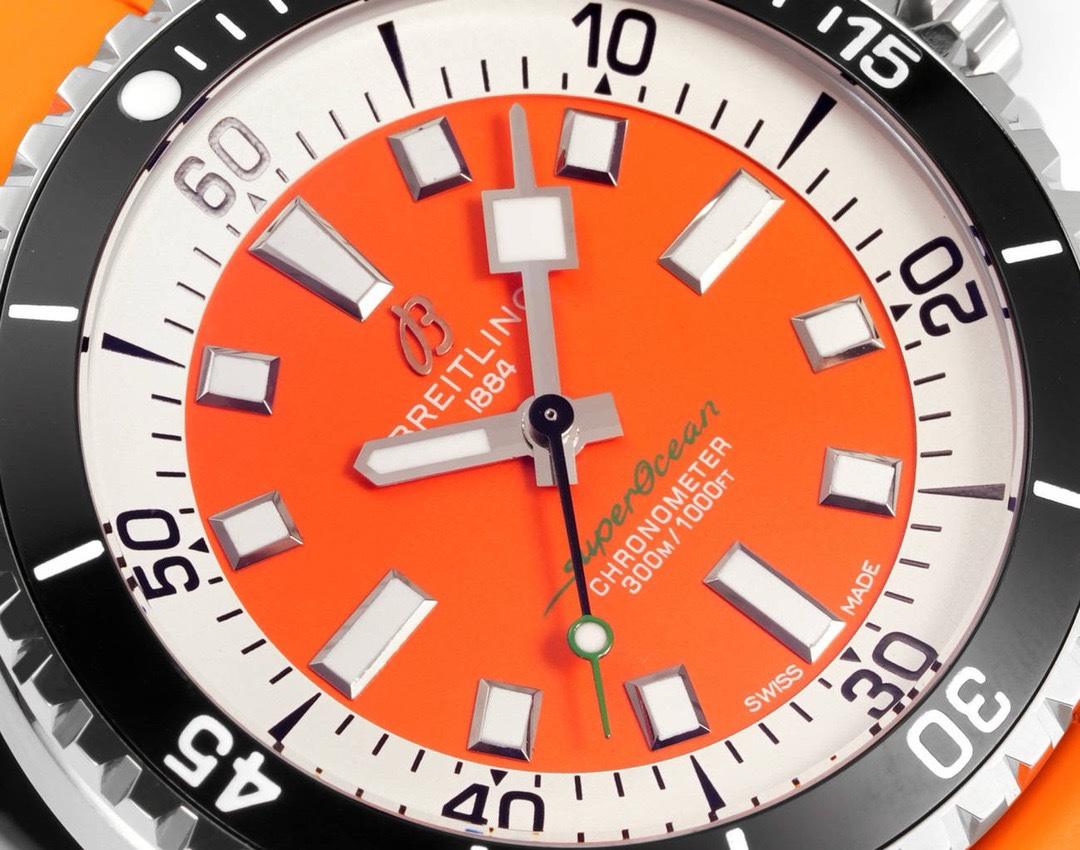 Breitling Superocean 42mm Dive Watch, GR Factory Version Luminous Dial Ceramic Bezel - Image 3