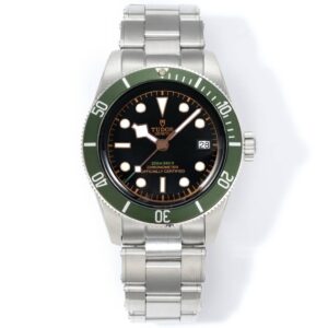 Tudor Black Bay GMT Automatic Diver Watch 41mm, Domed Sapphire Crystal, Rivet Stainless