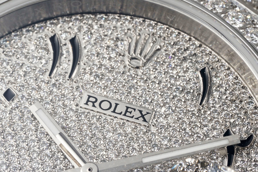 Rolex TW Factory Fully Iced-Out Datejust 41mm , Full Paved Stones, 2824 Automatic Movement - Image 5