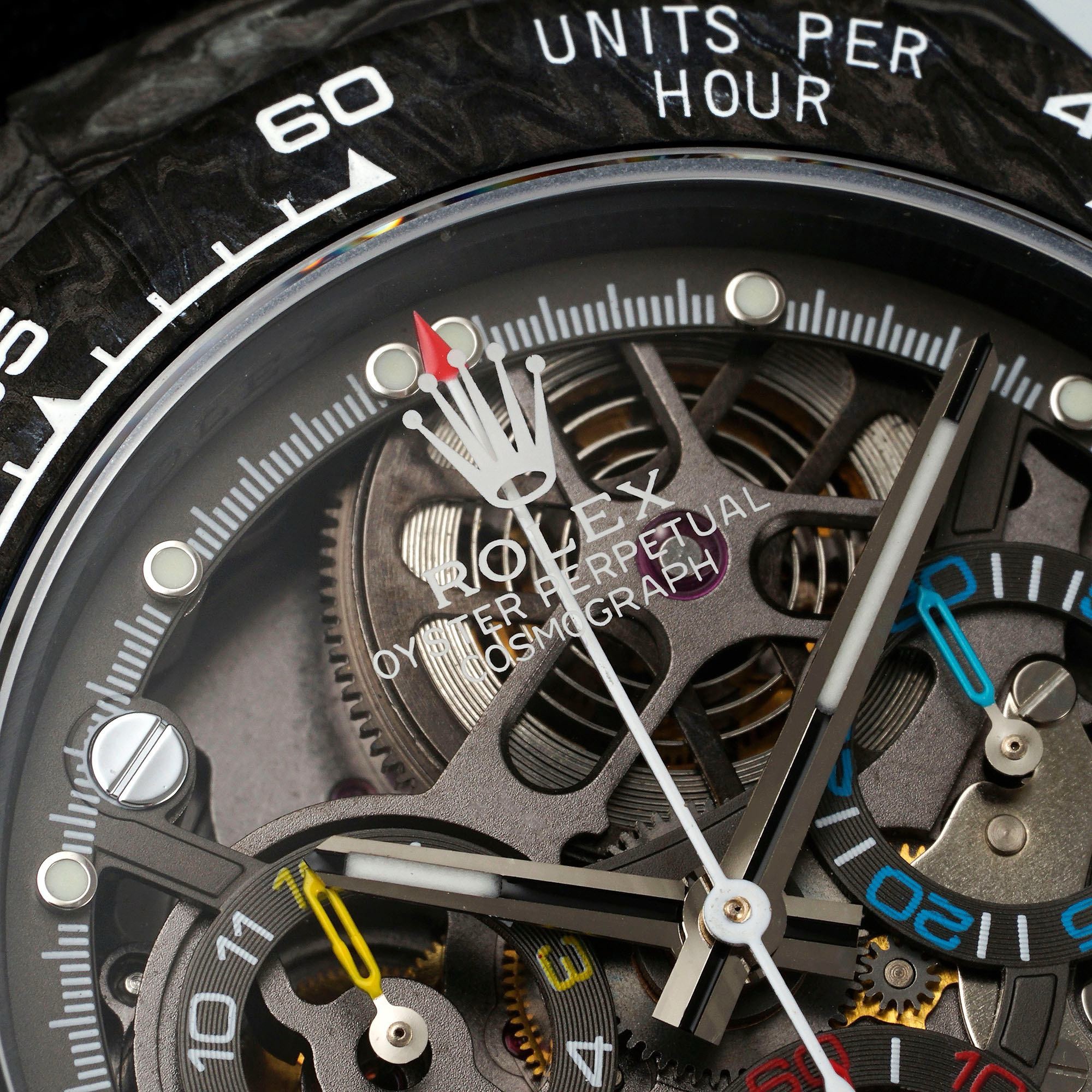 Rolex Diw Carbon Skeleton Chronograph - Image 3