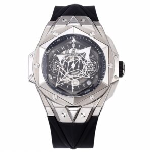 Hublot Big Bang Sang Bleu II Watch | BBF Titanium Automatic Chronograph Wristwatch