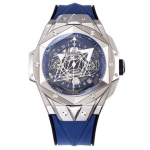 Hublot Big Bang Sang Bleu II Watch | BBF Titanium Automatic Chronograph Wristwatch