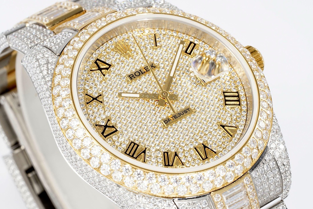 Rolex TW Factory Fully Iced-Out Datejust 41mm , Full Paved Stones, 2824 Automatic - Image 2