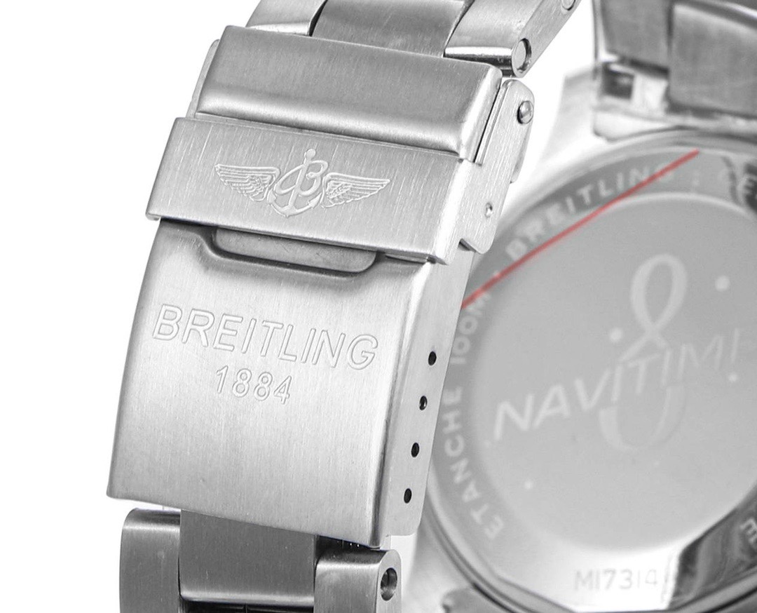 Breitling Navitimer Pilot Watch 41mm, BLS Factory 2824 Automatic Movement Steel Bracelet - Image 8