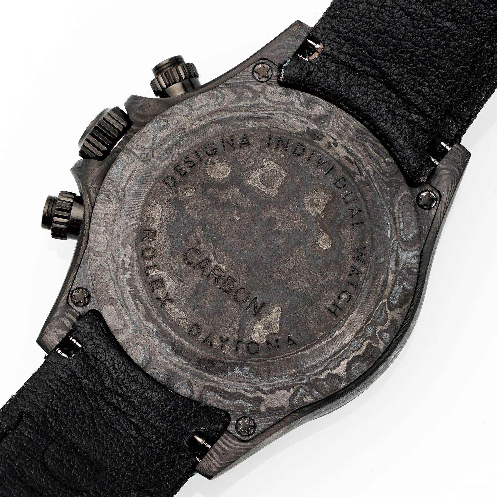 Rolex Diw Carbon Skeleton Chronograph - Image 8