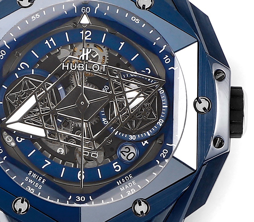 Hublot Big Bang Sang Bleu II Watch | Colored Ceramic Case, Modified HUB1240 Movement - Image 6