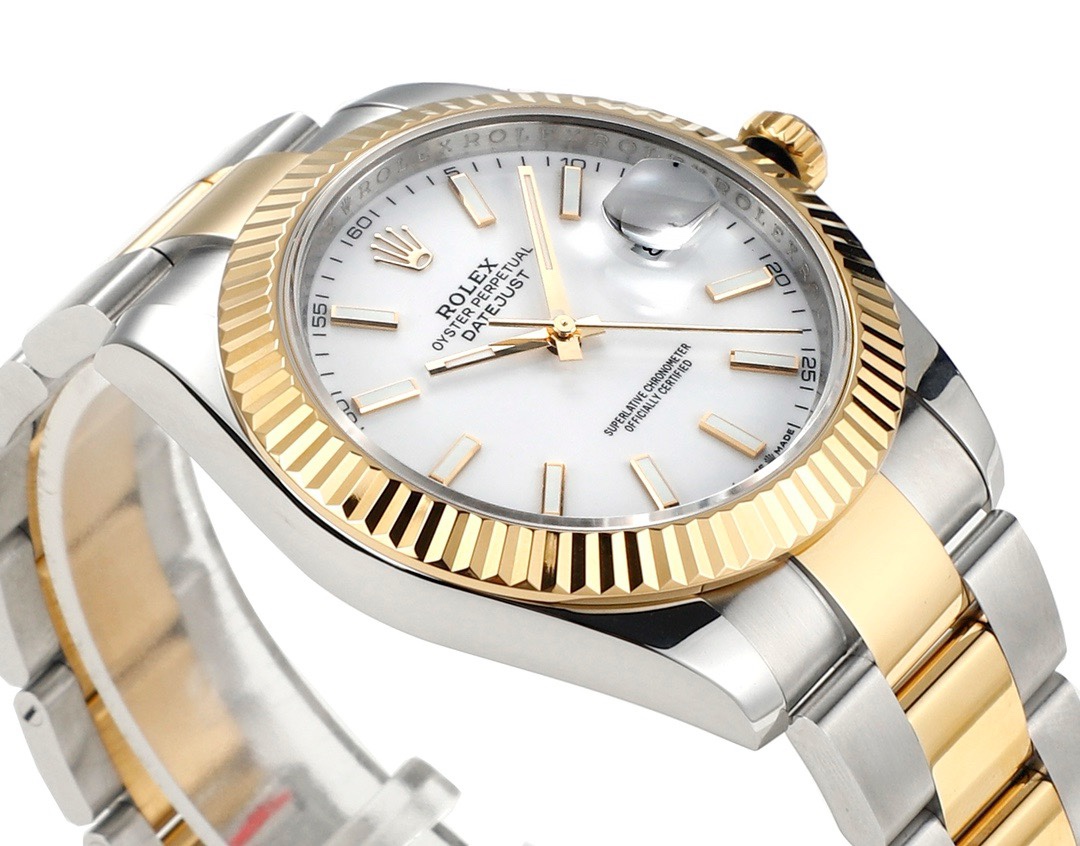 Rolex Datejust 41mm Automatic Watch 3235 Movement 72-Hour Power Reserve Fluted Bezel - Image 4