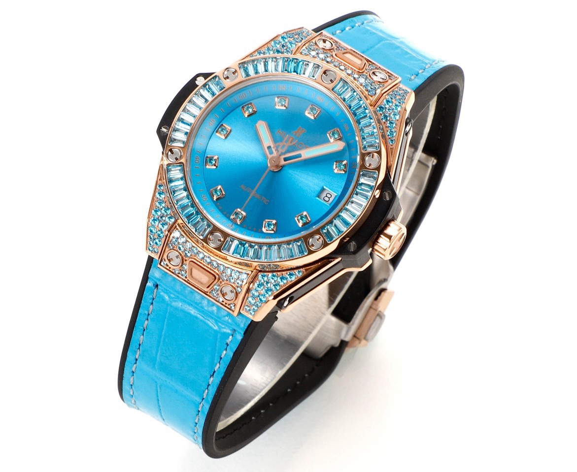Hublot Big Bang One Click Rainbow Gemstone 39mm Automatic Ladies - Image 2
