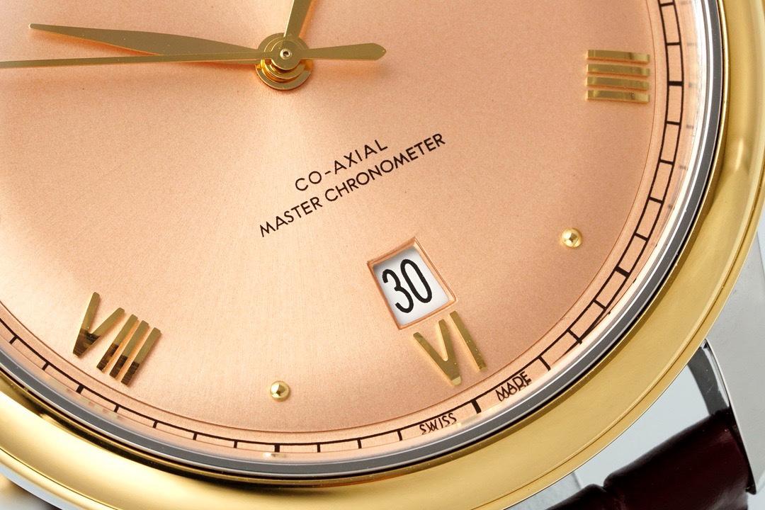 Omega De Ville Power-Reserve Automatic Mechanical Watch, Genuine Calfskin Leather Strap - Image 5