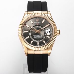 Rolex Sky-Dweller Watch 42mm 904L Steel 9002 Automatic Movement Ring Command Bezel