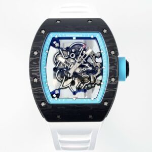 Richard Mille RM055 White Strap Turquoise Inner Ring
