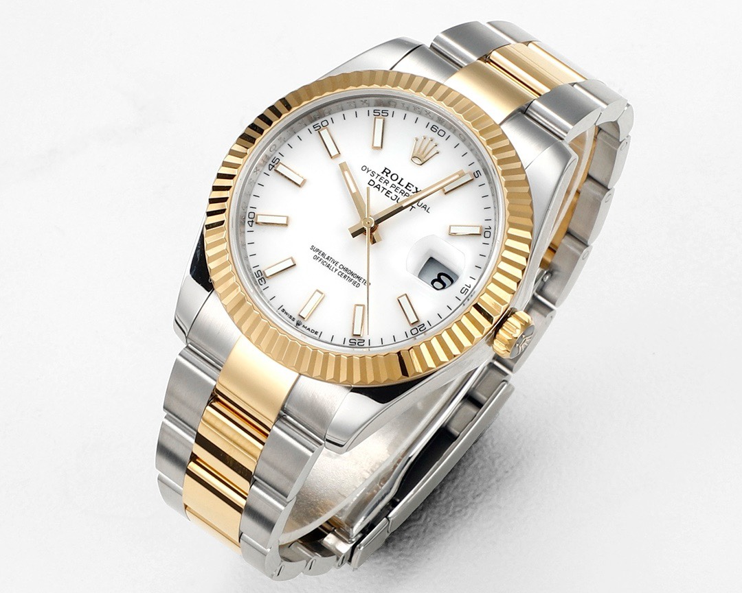 Rolex Datejust 41mm Automatic Watch 3235 Movement 72-Hour Power Reserve Fluted Bezel - Image 2