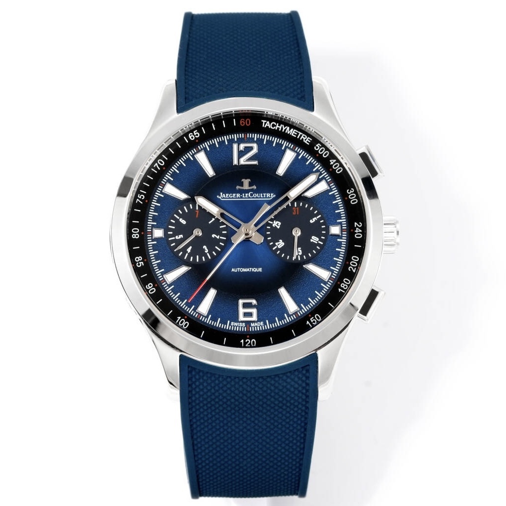Jaeger-LeCoultre Polaris Chronograph Automatic Watch 42mm Rubber Strap – Style 03