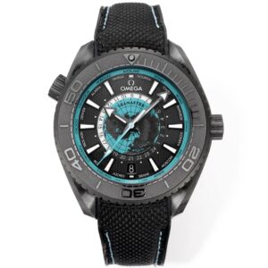 Omega Seamaster Planet Ocean 600M Worldtimer Full Black Ceramic Dive