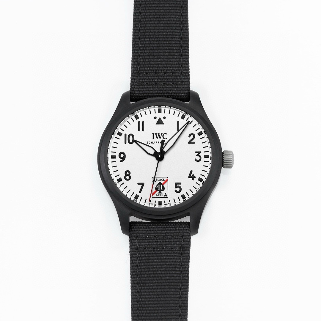 IWC Pilot's Watch Automatic 41 Black Aces | XR Factory Full Ceramic Luminous Dial – - Image 3