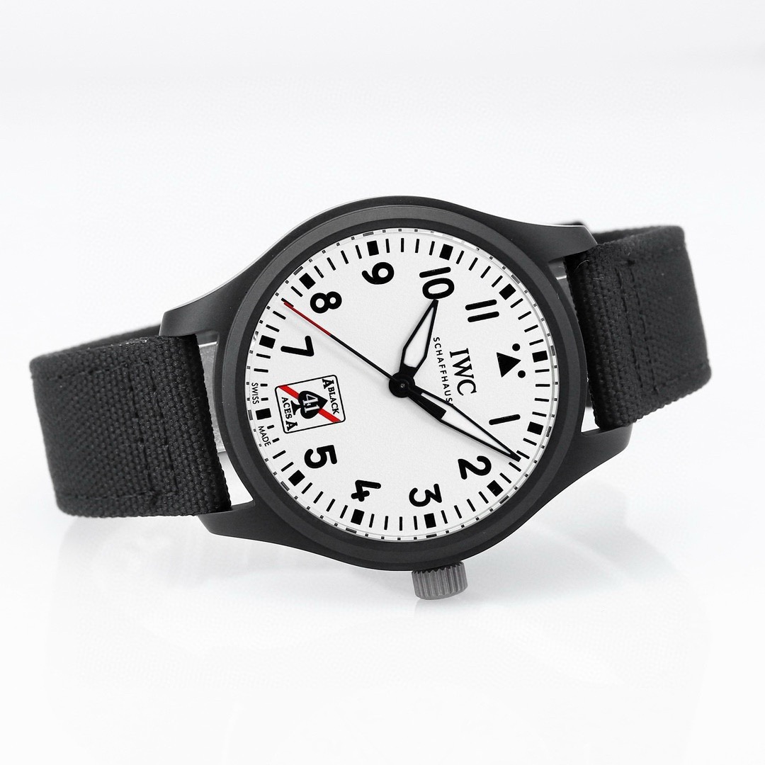 IWC Pilot's Watch Automatic 41 Black Aces | XR Factory Full Ceramic Luminous Dial – - Image 5