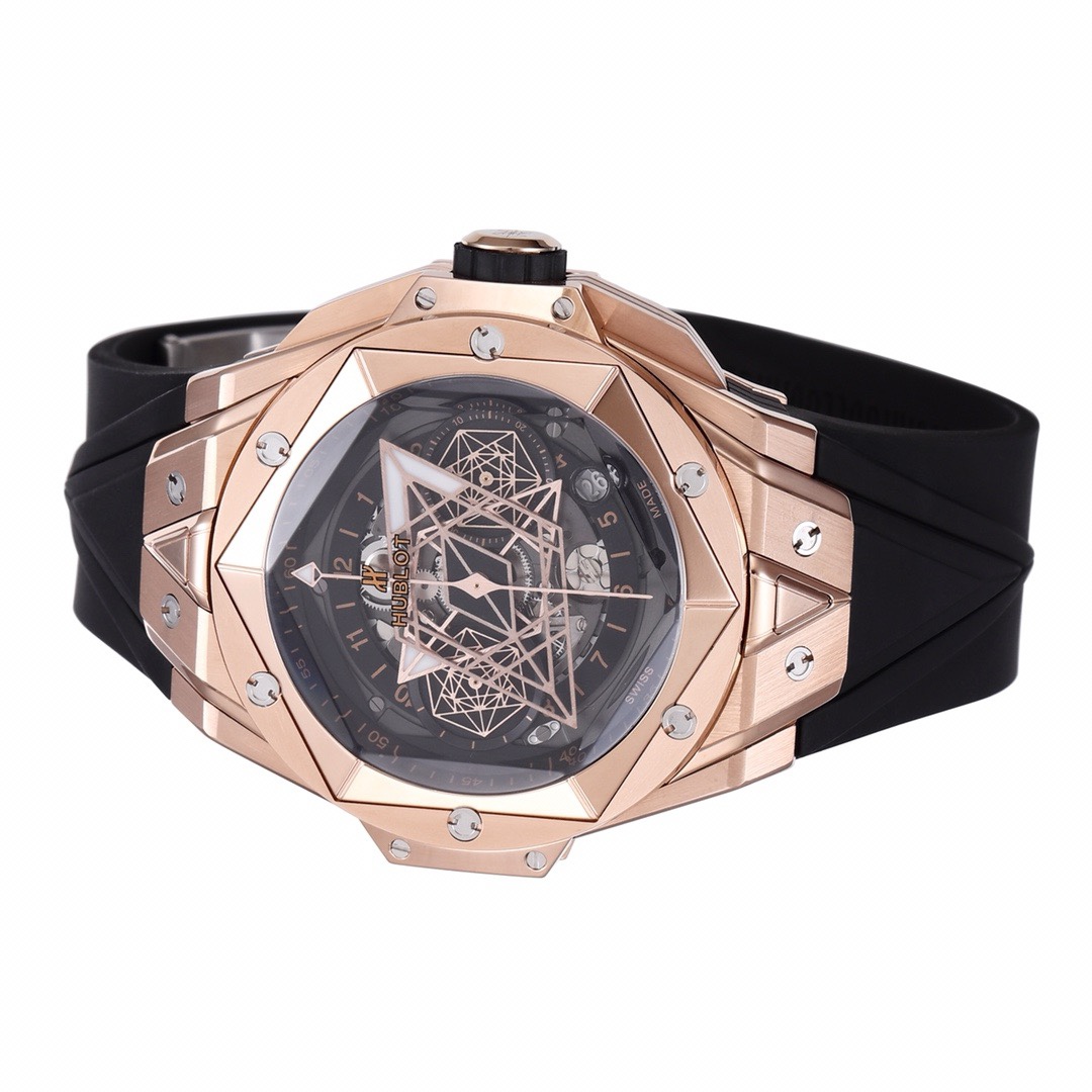 Hublot Big Bang Sang Bleu II Watch | BBF Titanium Automatic Chronograph Wristwatch - Image 6