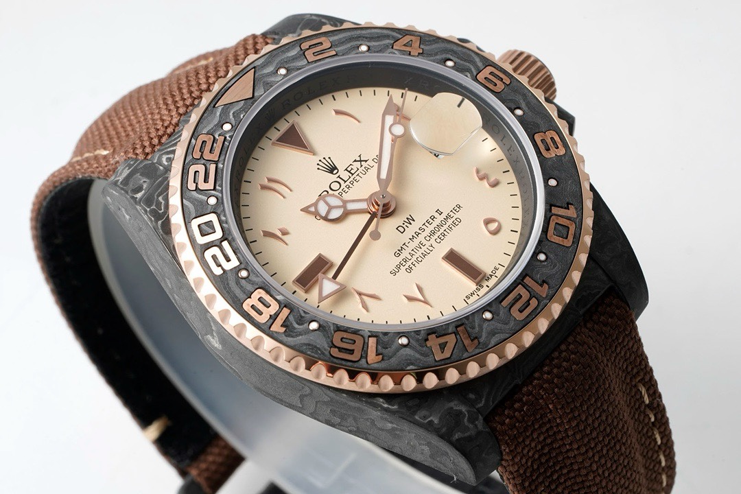 Rolex GMT-Master II Carbon Watch | Cal.3186 Automatic Movement, Forged Carbon Case – - Image 3