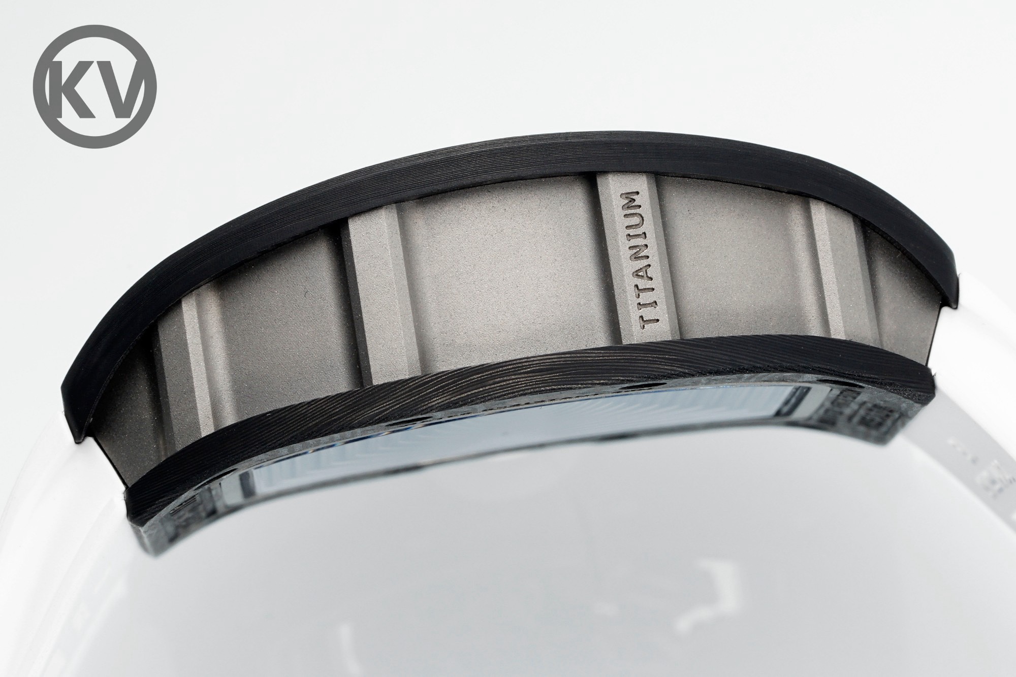 Richard Mille RM055 White Strap White-Black Inner Ring - Image 8