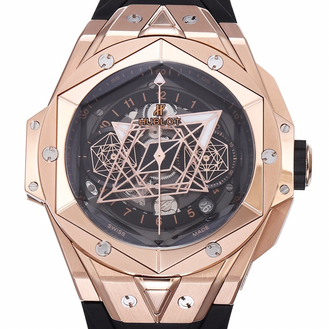 Hublot Big Bang Sang Bleu II Watch | BBF Titanium Automatic Chronograph Wristwatch - Image 2