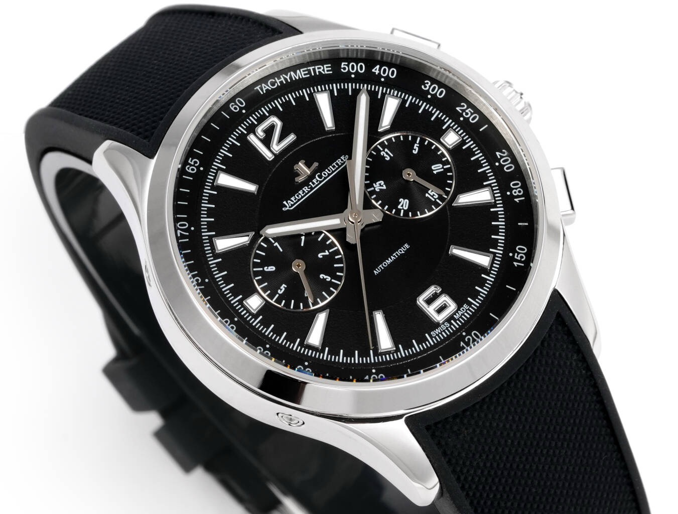 Jaeger-LeCoultre Polaris Chronograph Automatic Watch 42mm Rubber Strap – Style 02 - Image 3