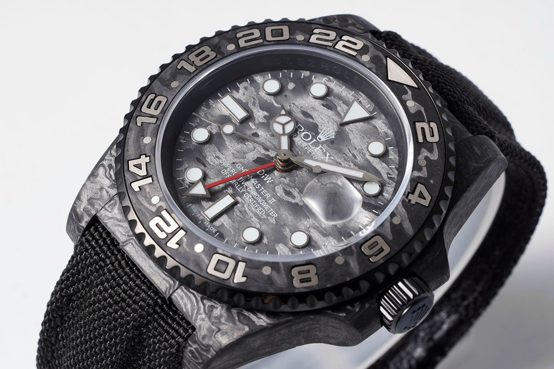 Rolex GMT-Master II Carbon Watch | Cal.3186 Automatic Movement, Forged Carbon Case – - Image 4