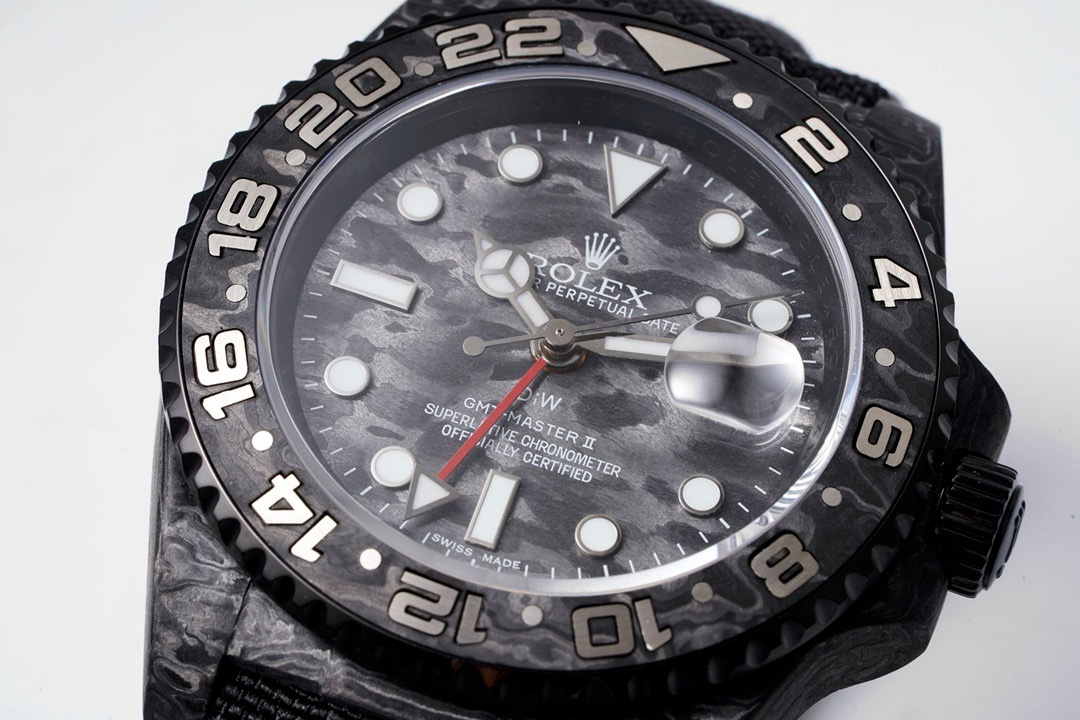 Rolex GMT-Master II Carbon Watch | Cal.3186 Automatic Movement, Forged Carbon Case – - Image 5
