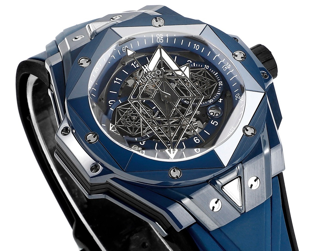 Hublot Big Bang Sang Bleu II Watch | Colored Ceramic Case, Modified HUB1240 Movement - Image 3