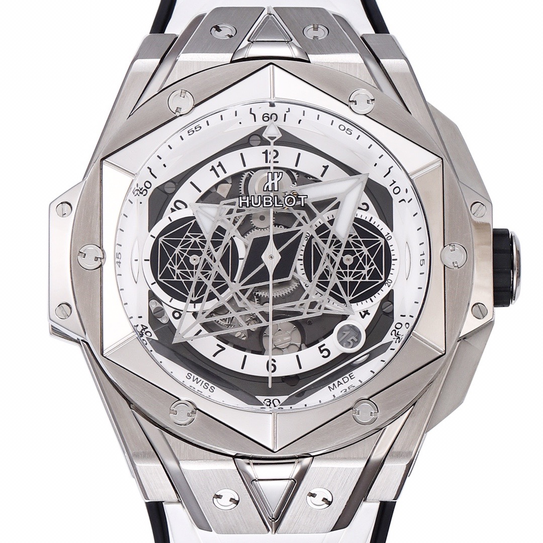Hublot Big Bang Sang Bleu II Watch | BBF Titanium Automatic Chronograph Wristwatch - Image 2