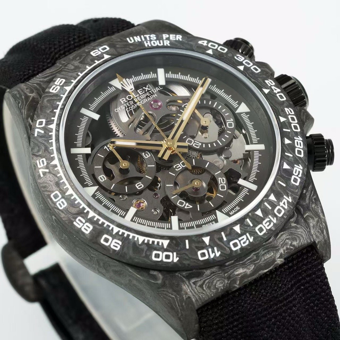 Rolex Diw Carbon Skeleton Chronograph - Image 2