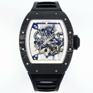 Richard Mille RM055 Black Strap White-Red Inner Ring
