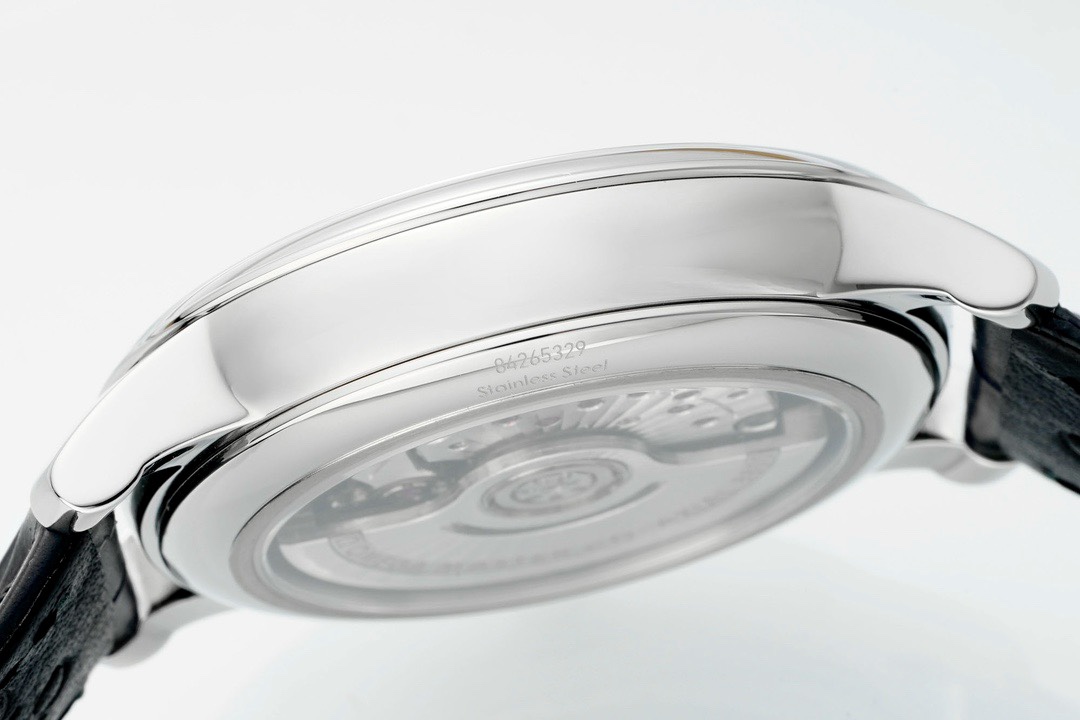 Omega De Ville Power-Reserve Automatic Mechanical Watch, Genuine Calfskin Leather Strap - Image 5