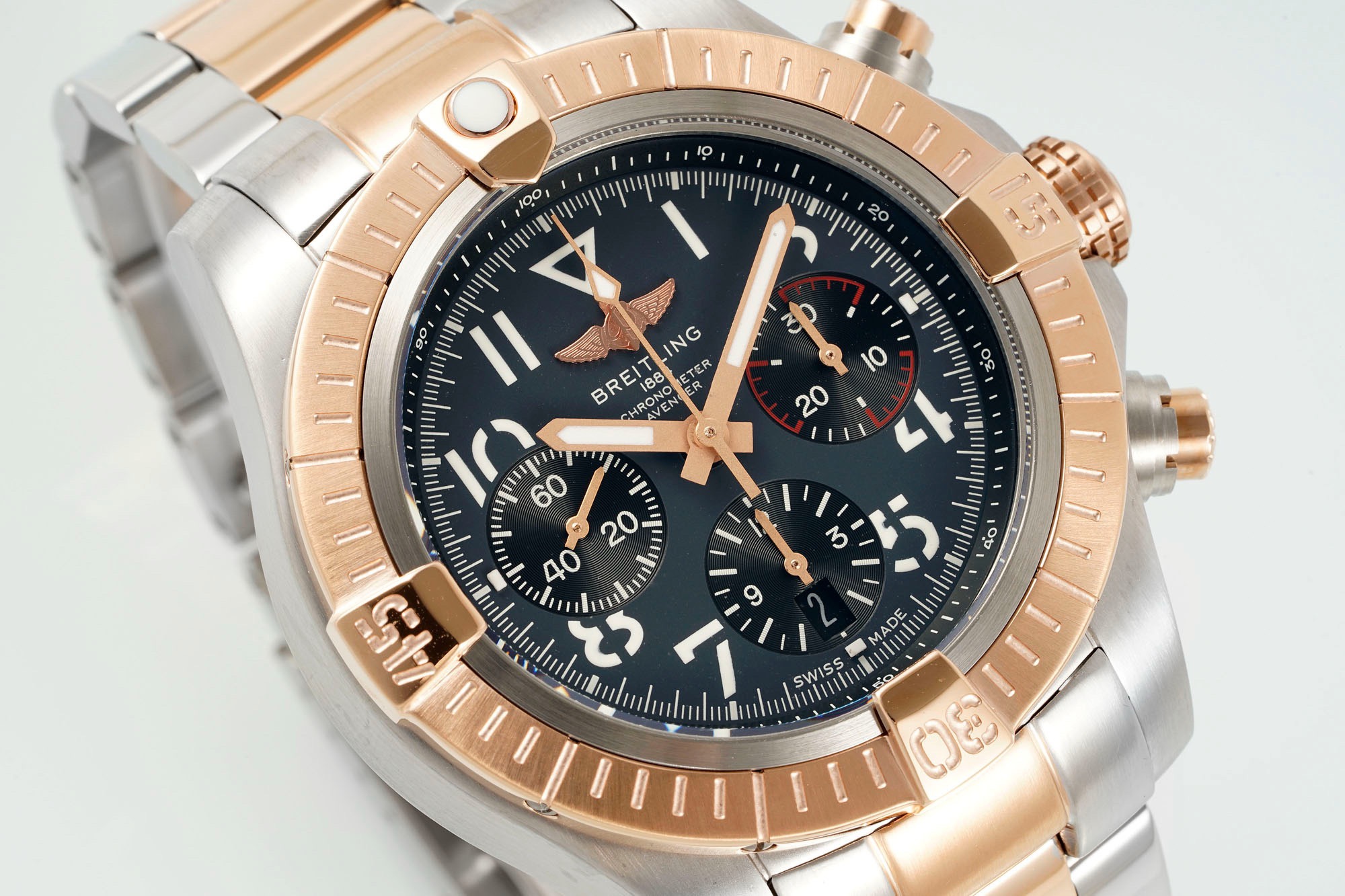 Breitling Avenger B01 Chronograph 45mm Pilot Watch | BLS Factory Cal.B01 Modified Movement - Image 2
