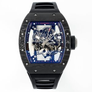 Richard Mille RM055 Black Strap Blue-Red Inner Ring