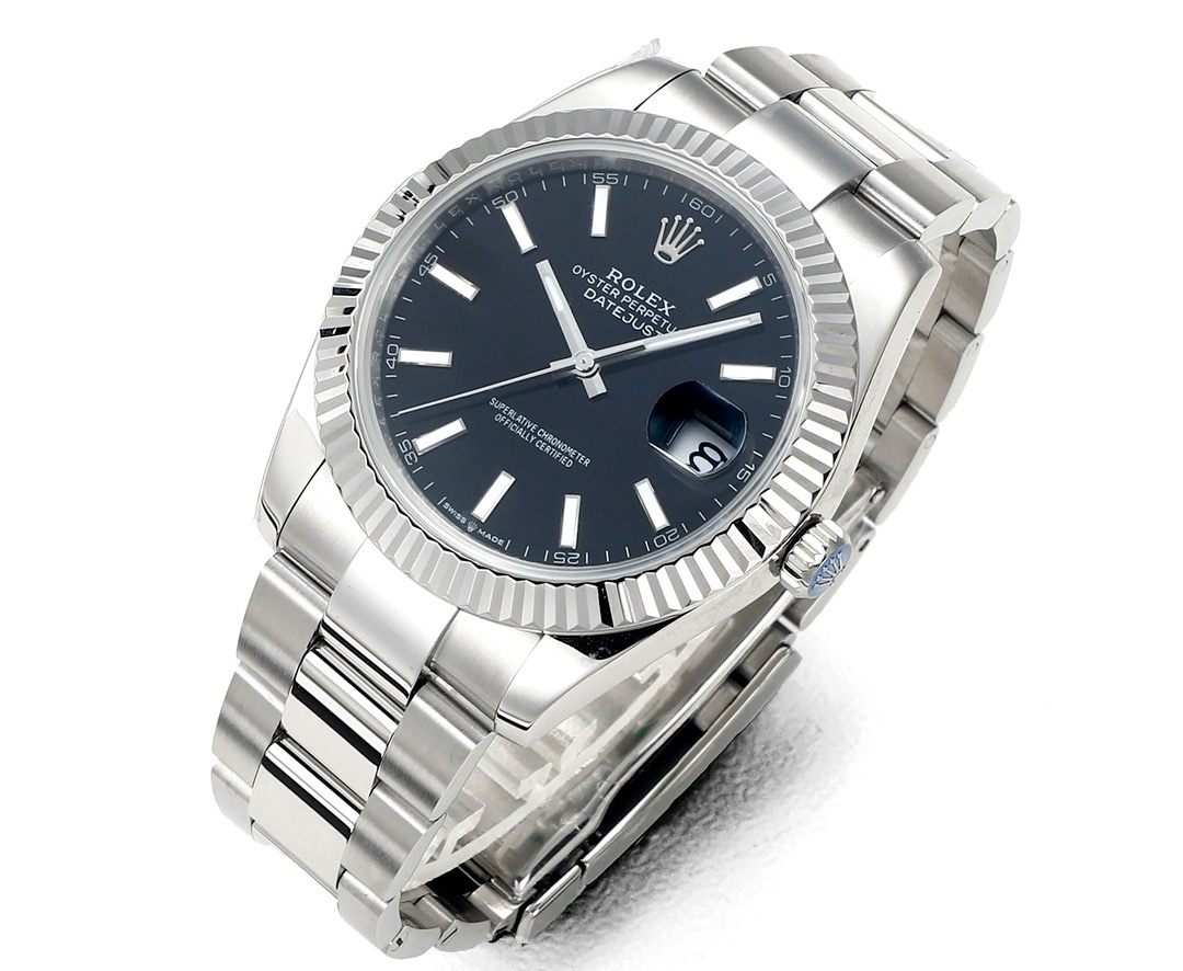 Rolex Datejust 41mm Automatic Watch 3235 Movement 72-Hour Power Reserve Fluted Bezel - Image 2