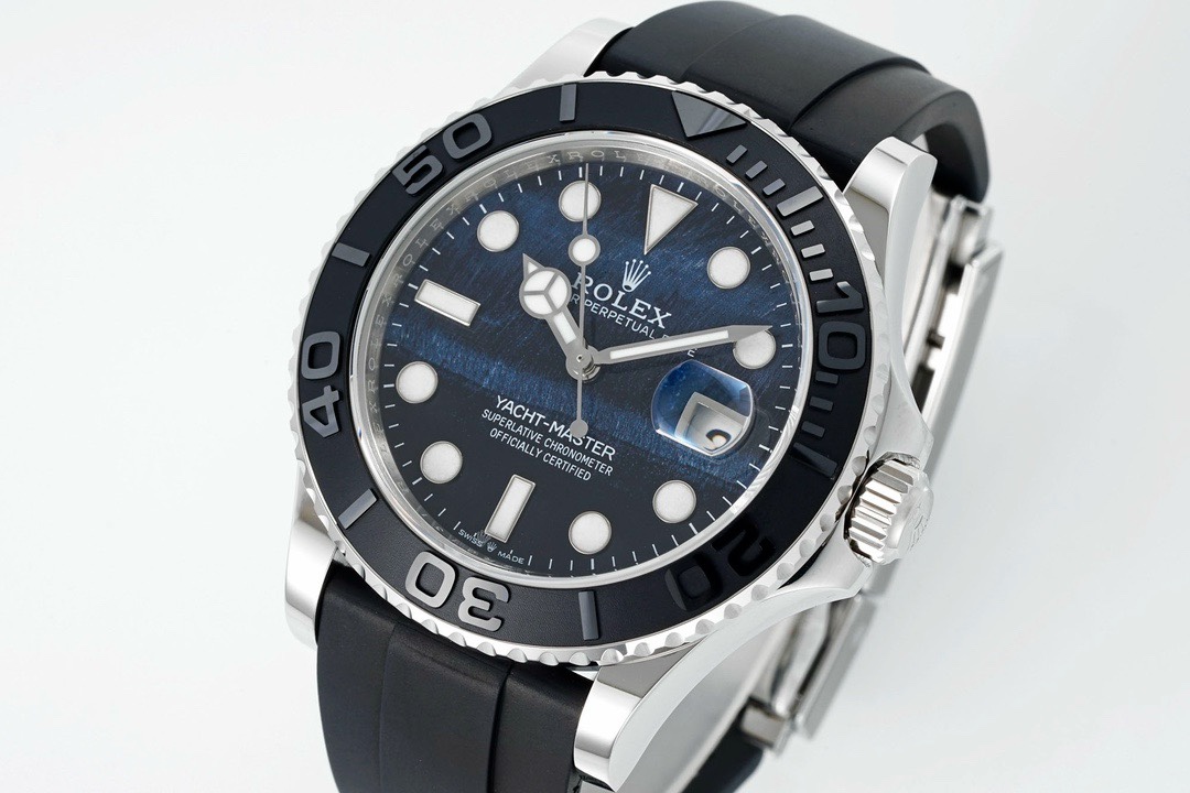 Rolex EWE Factory Yacht Master 42 Automatic Watch Custom 3235 Movement Rubber Strap – - Image 3