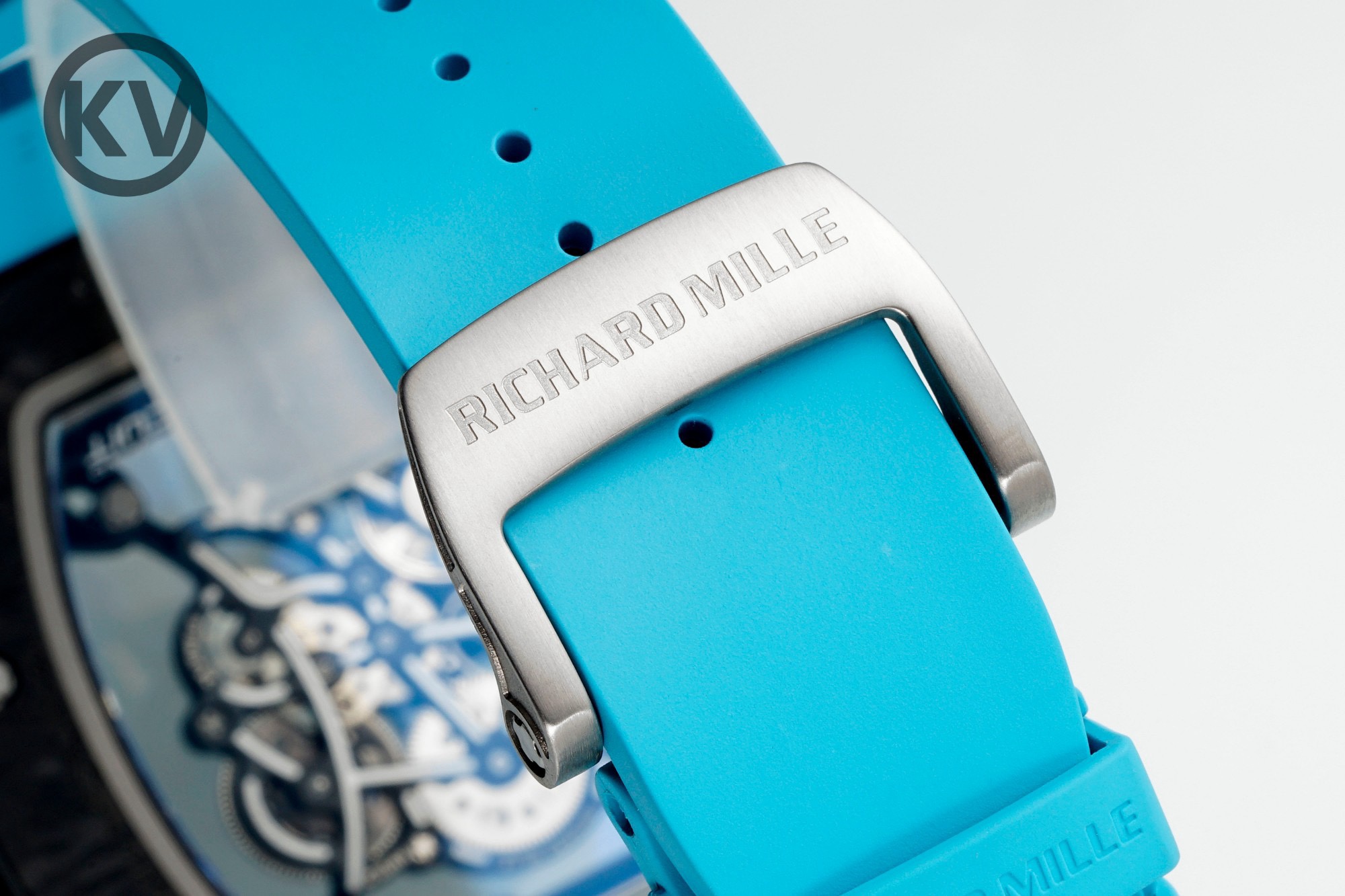 Richard Mille RM055 Turquoise Strap Turquoise Inner Ring - Image 8