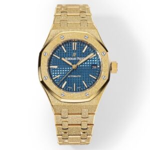 Audemars Piguet Royal Oak 37mm 15454 Frosted Gold Ladies Automatic – Gold Dial Style 05
