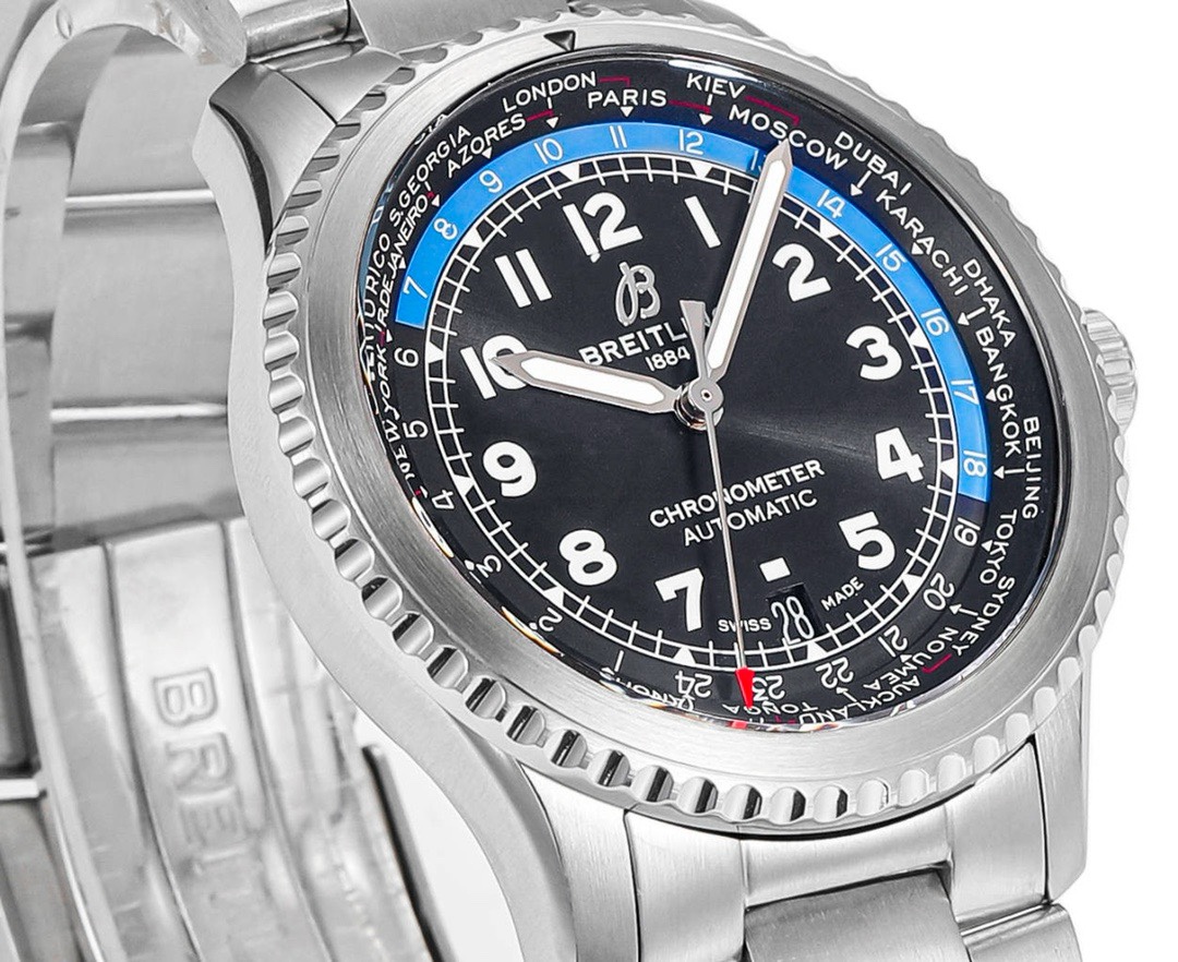 Breitling Navitimer Pilot Watch 41mm, BLS Factory 2824 Automatic Movement Steel Bracelet - Image 4