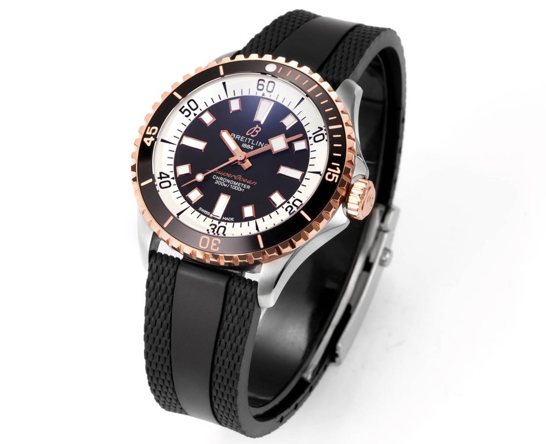 Breitling Superocean 42mm Dive Watch, GR Factory Version Luminous Dial Ceramic Bezel - Image 2